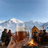 Chope à bière personnalisable en verre pétillant de 360 ​​ml