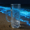 Chope à bière classique avec tasse en verre à motif de grande capacité 620 ml
