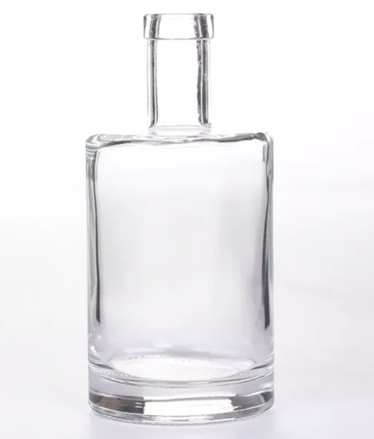  500ml Vodka Whisky Bouteille d'alcool en verre à long cou