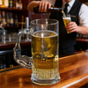 Tasse à bière avec poignée à bras musculaire de 590ml, verre de bar créatif