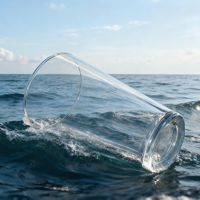Gobelet à eau en verre Highball respectueux de l'environnement, gobelet de 330 ml