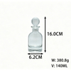 Flacon de parfum en verre transparent avec bouchon rond pour usage aromathérapie à domicile