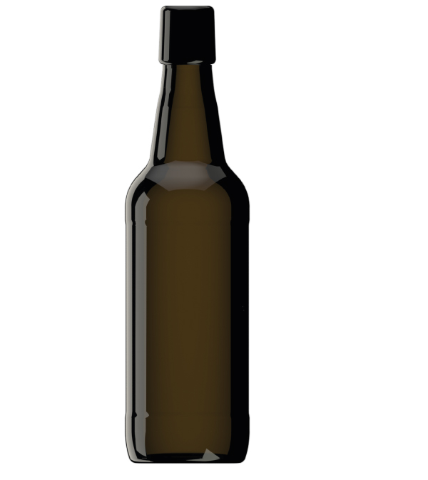 Emballage de boissons en verre haut de gamme sur une ligne de production